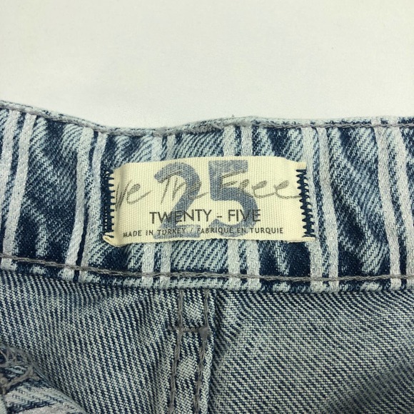 Free People High Waisted Paperbag Jean Shorts - Picture 6 of 6